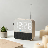 Yida Shiguang LED Digital Table Clock with Radio and Alarm - GH9022-8067