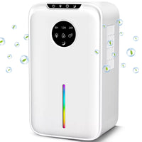Dual-Core Desktop Dehumidifier with Air Purification and Aroma Function