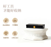 欧仕嘉金属翻盖餐具收纳盒筷子刀叉收纳盒家用厨房高档餐厅餐具盘