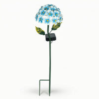 Solar Stake Light with Flower Cluster Foldable for Gardeners