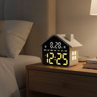 Illuminated Digital Alarm Clock Multifunctional Illuminated Alarm Clock Home Electronics Minimalist Design for Bedroom