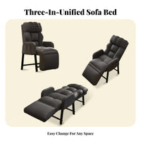 Adjustable resting Chair Foldable Design Folding Recliner Space-Saving Lockable Position for Adults, Nap Time, Home, Living Room