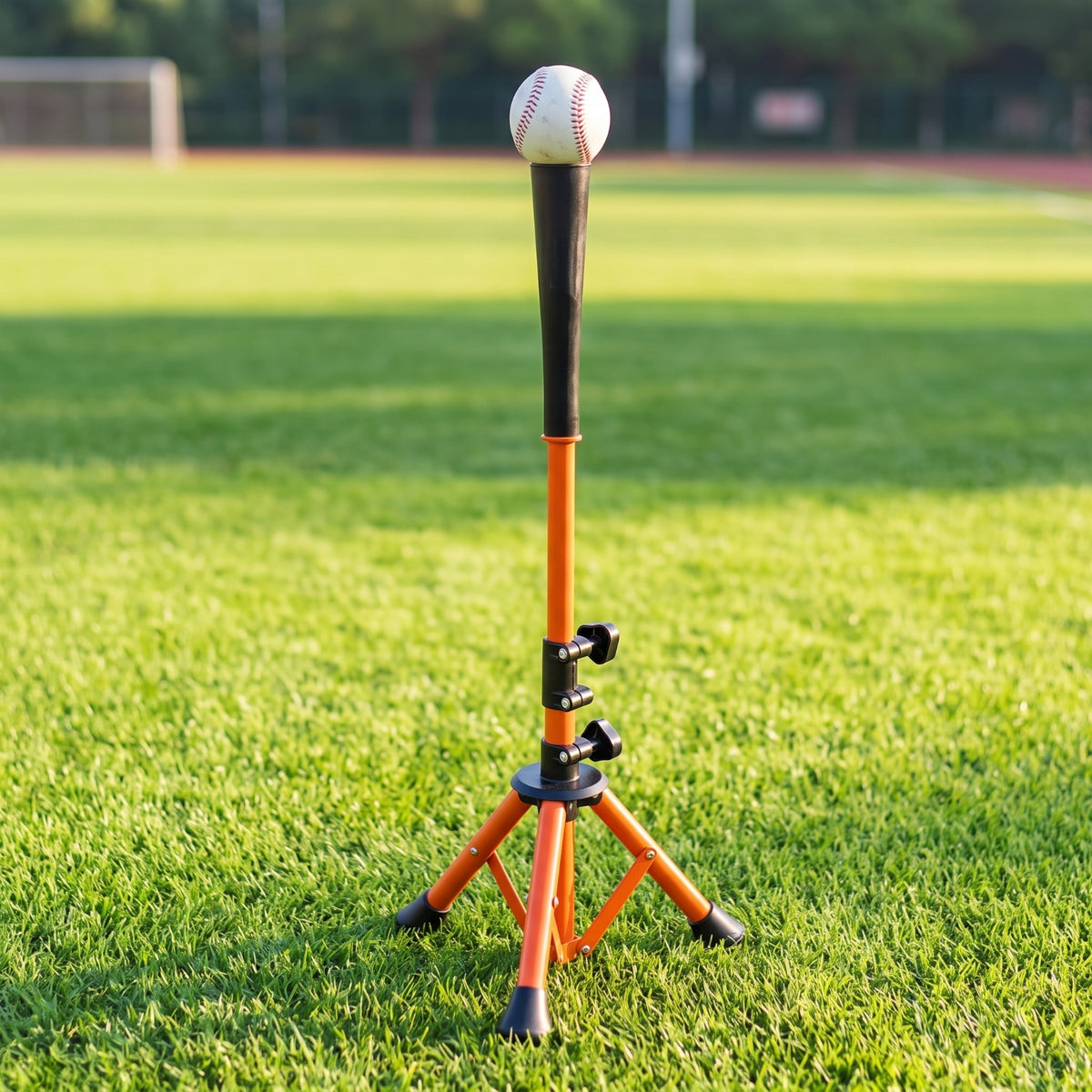 Adjustable Batting Tee Portable Tripod Batting Tee Stable for Coaches, Backyard