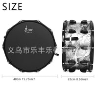 SLADE14×8寸高档杨木鼓腔10耳小军鼓金银双色专业演奏军鼓