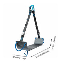 Rope Access Seat Anti-Slip Window Cleaning Sitting Board Adjustable Straps Elevated Work Positioning Seat for Construction