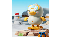 Wind-up Duck Toy with Goggles Cartoon Duck Toy Animated Sturdy for Children