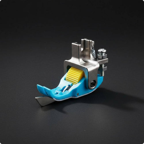 Edge Guide Presser Foot Wear Resistant Roller Presser Smooth Feeding Foot Feeding Cloth Tool for Seamstresses