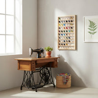 Sewing Thread Rack Space Saving Folding Spool Rack Multi Slot for Craft Room