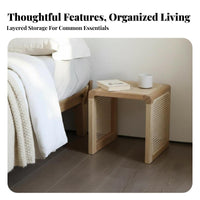 Square Woven Stool Multi-Functional Small Decorative Stool multifunctional Use