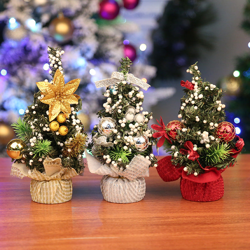 20cm Mini Christmas Tree Desktop Ornament