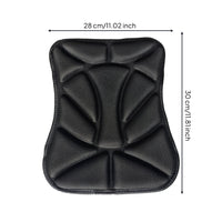 Motorcycle Seat Cushion Padded Scooter Seat Cushion Quilted Thick for Delivery Drivers, Daily Commuting, Long Trips
