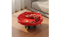 Draining Snack Platter Food Grade Plastic Candy and Nut Serving Tray for Party