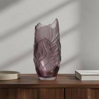Decorative Vase Luxury Design Art Glass Vase Giftable for Living Room, Entryway