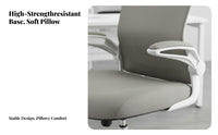 Ergonomic Computer Chair with Wheels Compact Size Mid-Back-Back-Back Swivel