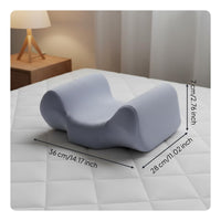 Anti Side Sleeping Pillow Slow Responsive Supine Sleeper Posture Pillow Super Soft Cover