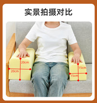 Chinese Style Wooden Sofa Armrest Pillow with Raised Arc Edging
