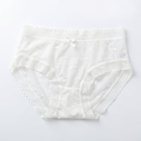 Underwear Women Multipack with Hygienic Gusset, Breathable Lace Knickers for Girls Everyday Wear, Comfortable Mid-Rise