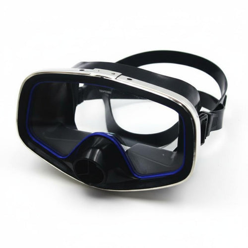 1 Piece Waterproof Diving Goggles Mask Made with Tempered Glass Lens Silicone Skirt Adjustable Strap Wide Viewing Area Suitable for Snorkeling Underwater Exploration Beach Recreation Casual Swimming