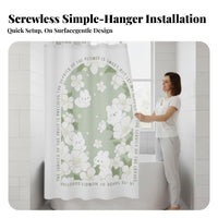 Geometric Pattern Shower Drape Waterresistant Bath Curtain sturdyDuty for homeowners