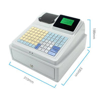 Dual Display Currency Register Thermal Currency Register with Receipt Printer POS Terminal Clear Machine Easy-to-Program
