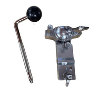 Drum Set Tom Suspension with Universal Adjustment and Cowbell Clamp