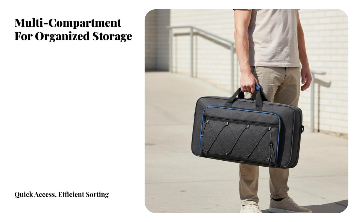 DJ Controller Bag Shoulder Strap and Handle DJ Controller Travel Bag Large Capacity for Traveling DJs, Gigs