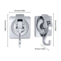 Vacuum Suction Cup Hook Waterproof Household Hardware for Kitchen, Glass Door