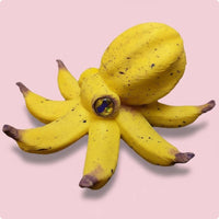 Squid Banana Ornament Creative Design Banana Squid Statue Farmhouse Aesthetic