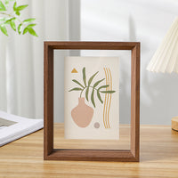 Double-Sided Transparent Acrylic Photo Frame for Display