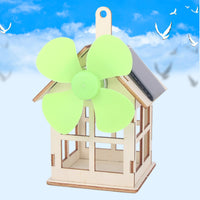 小学生趣味科学实验太阳能小屋物理实验科技小制作DIY材料批发