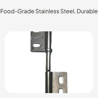 Stainless Steel Steamer Cart Flat Door Hinge