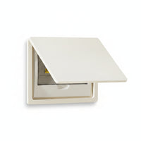 Wall Electrical Panel Cover Hinged Electrical Box Cover Hinged Lid Meter Box Cover Electrical Enclosure Easy Access Flip Up Lid Simple Flat Style Suitable for House Entryway Decoration