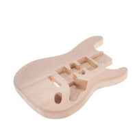 Diy Unfinished Guitar Body Customizable Electric Guitar Body Blank Sturdy Instrument Part Reusable for Hobbyists