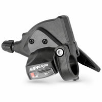 Handlebar-Mounted Gear Shifter with Gear Indicator Compact Cycle Shifter with Cable Accurate Responsive for Commuters