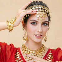 Belly Dance Jewelry Metal Bells Adjustable Open Bangle Performance Arm Ring Indian Style Dance Accessory