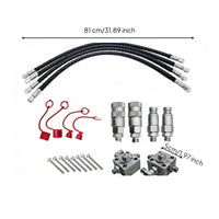 Construction Equipment Diverter Valve Kit Quick Connect Hydraulic Diverter Valve Kit For Single/Double Acting Cylinders Heavy Equipment Part