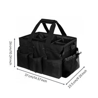 Tool Holder with Handle Multiple Pockets Cleaning Tool Bag Cleaning Supply Organizer for Housekeepers, Janitors