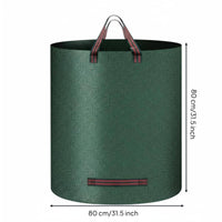 Heavy Duty Leaf Bag Self Standing Reusable Yard Waste Bag Reinforced Handles Heavy Duty Leaf Tote for Gardeners, Landscaping