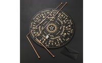 Divination Board Kit with Pointer Rods Occult Dowsing Rod Set Pagan for Altar