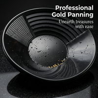 Gold Washing Pan and Trowel Set, Lightweight Portable Panning Kit for Outdoor Adventure, Gold Prospecting Pan for River Prosp