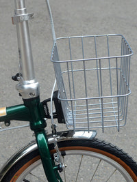 DayDayBike Detachable Front Basket for Folding Bikes, Metal, 40x21x30 cm, 5 kg Capacity