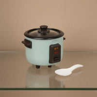 Highly Realistic 1:12 Scale Rice Cooker Exquisite Details Dollhouse Rice Cooker Authentic Design Dollhouse Kitchen Model Versatile Decoration for Collectors, Kids, Playhouse
