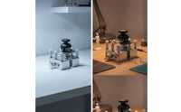 Precision Clamp with Silicone Posts Compact Helping Hands Clamp Aluminum Alloy Mini Bench Vise for Electronics Technicians