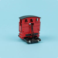 Static Shunting Locomotive Model Black Roof HO Scale Model Railroad Locomotive