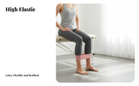 High Elasticity Ankle Rehabilitation Loop Long-Lasting Natural Latex Physical Rehabilitation Band Portable for Patients, Seniors, Hospital