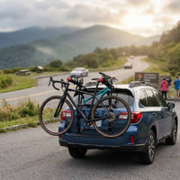 Car Rear Cycle Rack with Straps Padded Trunk Bike Rack Quick Installation Bike Carrier for Drivers