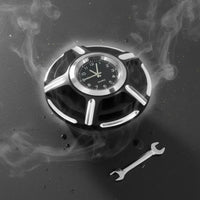 Easy Installation Fuel Fuel Reservoir Cap with Clock for Harley Owners