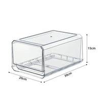 Transparent Drawer Organizer Clear Dustproof Cosmetic Storage Box for Vanity