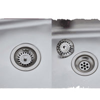304 Stainless Steel Double Bowl Kitchen Sink with Brushed Finish