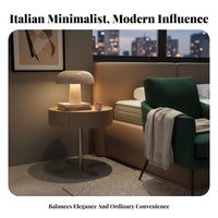 Round Pedestal Night Table Minimalist Design Small circular table modern aesthetic adaptable for Apartment Dwellers